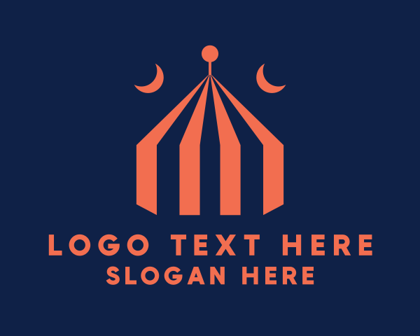 Tent logo example 2