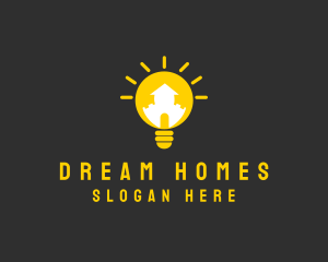 Creative Lightbulb House logo