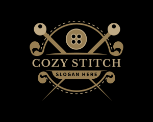 Tailor Needle Sewing logo design