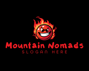 Hot Cannonball Fire logo design