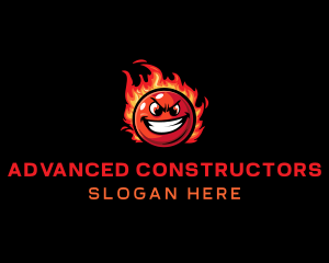 Hot Cannonball Fire logo design