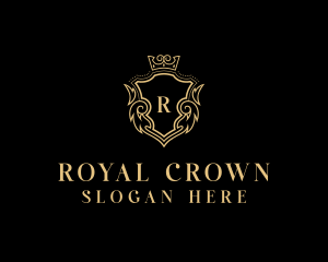 Royal Crown Shield logo design