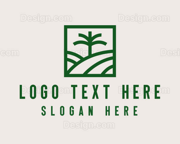 Palm Tree Field Logo