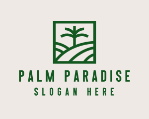 Palm Tree Field logo design