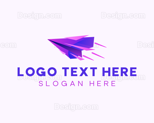 Fast Paper Plane Logo