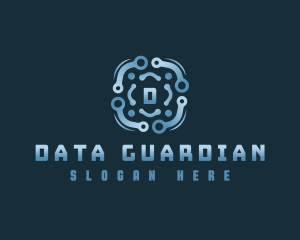 Data Technology Software logo design