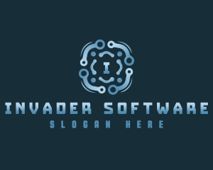 Data Technology Software logo design