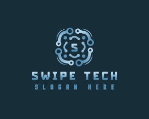 Data Technology Software logo design