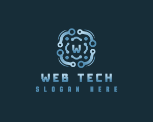 Data Technology Software logo design