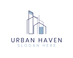 Urban Building Architecture logo design