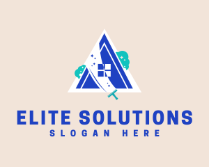 Home Window Cleaning Service logo design