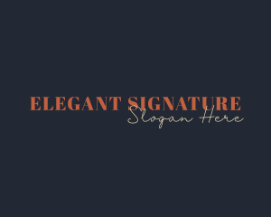 Elegant Beauty Company logo design