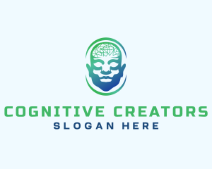 Human Head Technology logo design