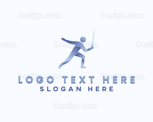 Athletic Sports Sword Logo