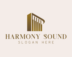 Luxury Hotel Building Logo