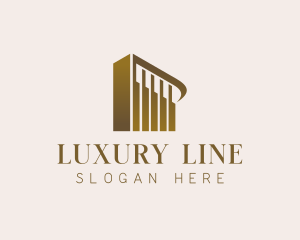 Luxury Hotel Building logo design