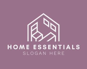 Home Furniture Interior Design logo design