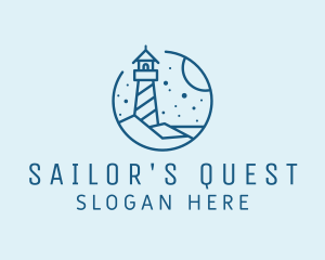 Blue Rock Lighthouse logo design