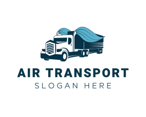 Forwarding Truck Logistics logo design