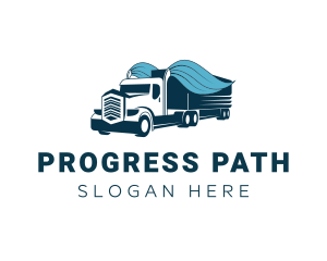 Forwarding Truck Logistics logo design