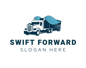 Forwarding Truck Logistics logo design