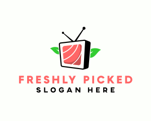 Sushi Food Television  logo design