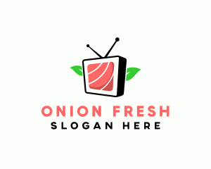 Sushi Food Television  logo design