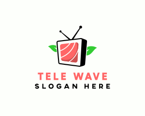 Sushi Food Television  logo design