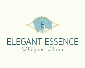 Elegant Cosmetic Watercolor logo design