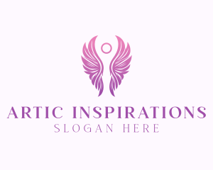 Angel Wings Charity logo design