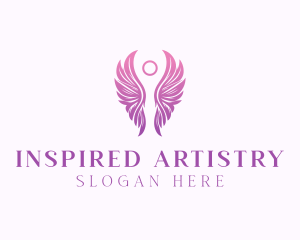 Angel Wings Charity logo design