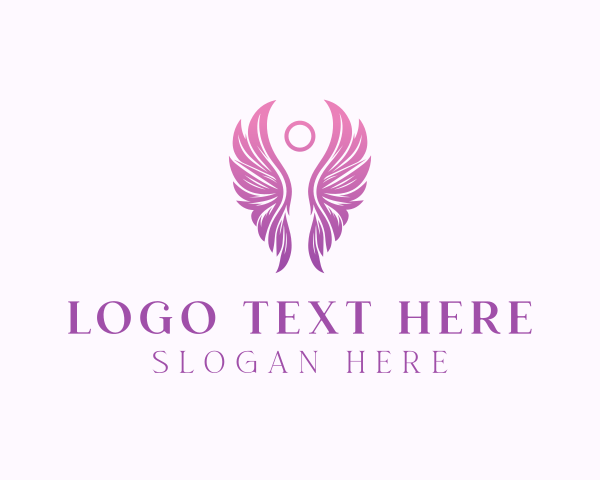 Angelic logo example 3