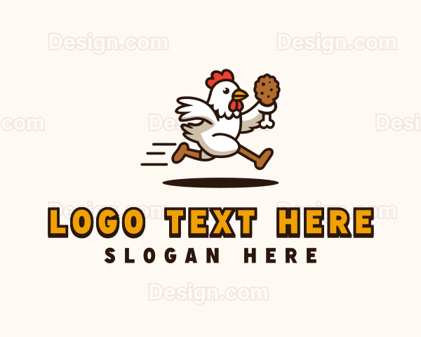 Chicken Restaurant Dining Logo