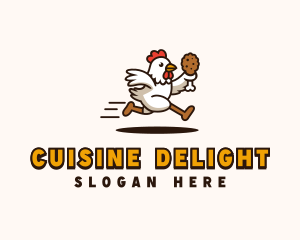 Chicken Restaurant Dining logo design