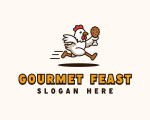 Chicken Restaurant Dining logo design