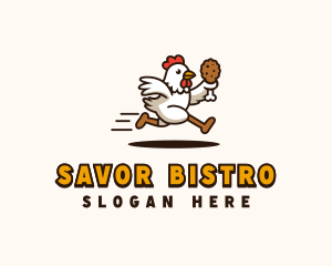 Chicken Restaurant Dining logo design