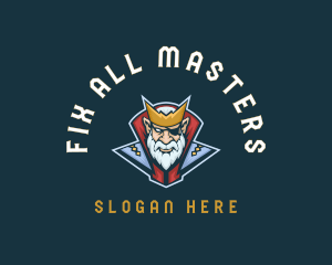 Game Master Villain logo design