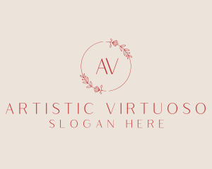 Wreath Beauty Boutique  logo design