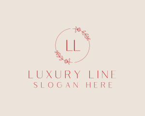 Wreath Beauty Boutique  logo design