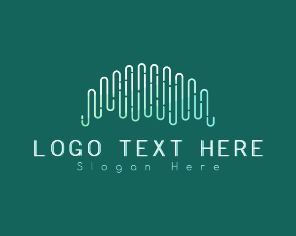 Vibrate logo example 1