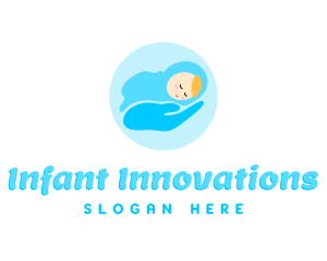 Blue Newborn Hand logo