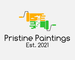 Building Paint Contractor  logo design