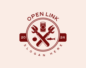 Can Opener Grocery logo design