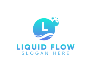 Bubble Wash Cleaning logo design