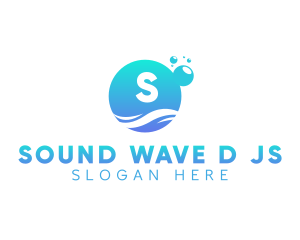 Bubble Wash Cleaning logo design