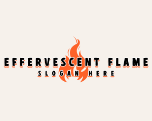 Roast Fire Flame logo design