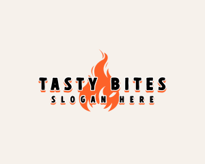 Roast Fire Flame logo