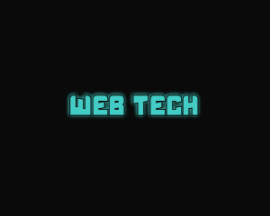 Techy Blue Text logo