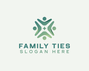 People Community Organization logo design