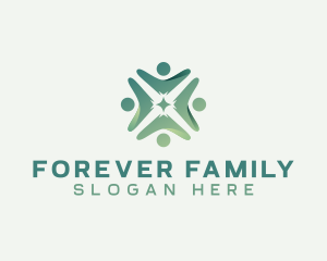 People Community Organization logo design